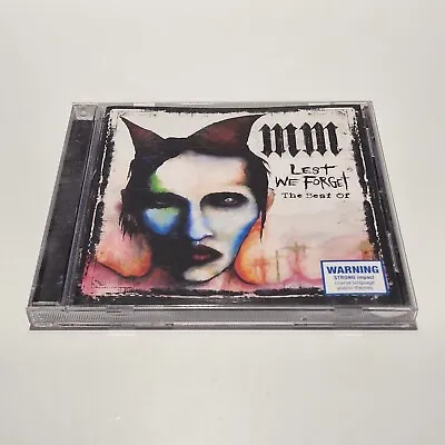 Marilyn Manson - Lest We Forget: The Best Of (CD 2004) AUS Press Album Like New • $9.75
