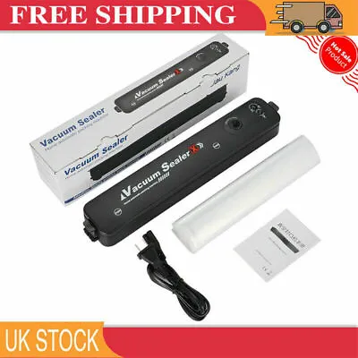 Food Vacuum Sealer Machine Sous Vide Packing Bag Roll Kitchen Storage & 10 Bags • £6.39