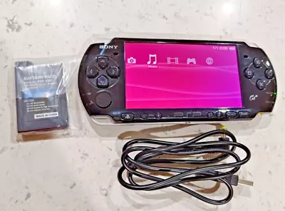 Limited Edition Gran Turismo Sony PSP 3000 + BRAND NEW BATTERY - Bundle! • $179