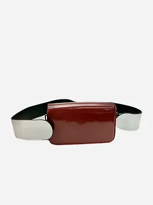 £141.88 • Buy Max Mara Women's Terracotta Ellade Magnetic Closure Mini Shoulder Bag NWT