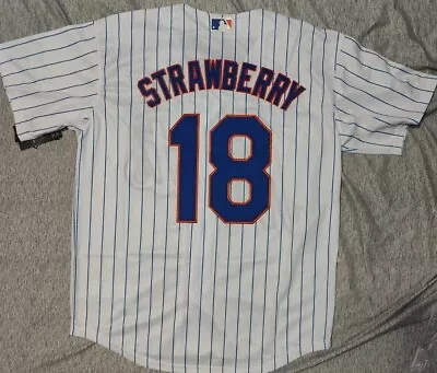 NWT Jersey Mets Darryl Strawberry #18 Mens Adults  S M L XL 2XL 3XL Avail • $49.99