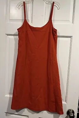 Patagonia Vitaliti Strappy Tank Dress Dark Tangerine Patagonia Dress Medium • $15