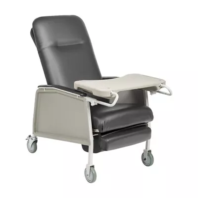 Drive Medical 3-Position Bariatric Geri Chair Patient Recliner Charcoal • $875