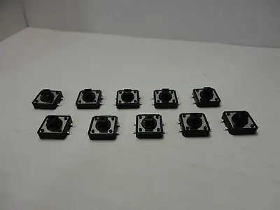 10 X Pack Lot 12x12x7.3 Mm Push Touch Tactile Momentary Micro Button Switch SMD • $10.83