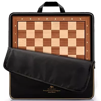 A&A 18.875 Professional Wooden Tournament Chess Board / Mahogany & Maple Inl • $93.78