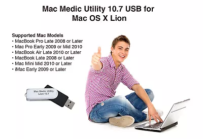 Fix Your Mac With Mac Medic Utility For Lion MMU-0701 • $19.97