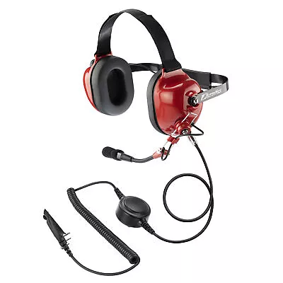 ArrowMax AHDH0032-RD-M5 Noise Isolating Headset For Motorola GP328 HT750 HT1250 • $119