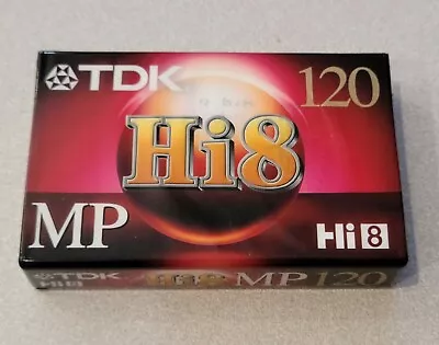 TDK Hi8 120 MP Video Cassette - Black (P6-120H8MP) Camcorder Camera Film • $8.90