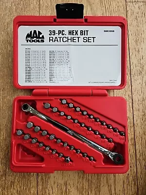 MAC Tools SBR39SB 39 PC HEX BIT  Ratchet Set • $124.27