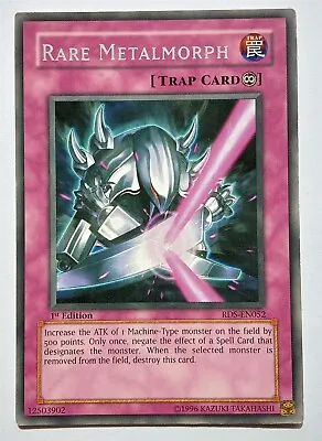 YuGiOh - Rare Metalmorph - RDS-EN052 1st Edition - Rare - LP • $1.95