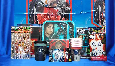 $29.99 • Buy Rouge One Party Set # 17  Force Awakens Cups Plates Napkins Tablecover Speeder