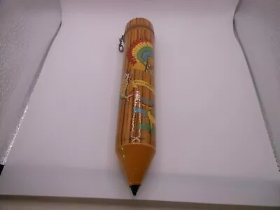 Vtg Great Smokey Mountains Souvenir: Pencil Shaped Pencil Case Made In Japan • $1.49