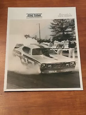 Vtg Drag Times Magazine Photo Tom & Jerry Funny Car Steve Rollins Photo Racing  • $19.99