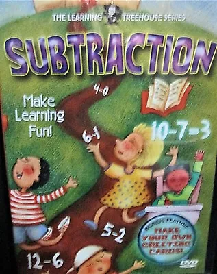 Learning Treehouse Series - Subtraction NEW! DVD Educational Learn Teach Math • $7.22