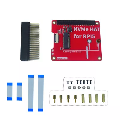 NVME M2 2230/22242/2260/2280 Compatible With Other HAT ShieldFor Raspberry Pi 5 • $23.13