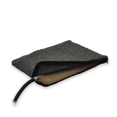K&H Pet Products Small Animal Heated Cover Gray 9   X 12   X 0.5   KH1065 • $12.99