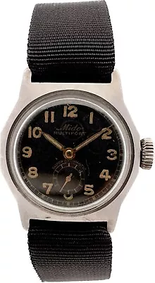 Vintage Mido Multifort Military Style 17J Men's Mechanical Wristwatch Incomplete • $85