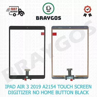 Replacement For IPad Air 3 2019 A2153 A2152 A2154 Touch Screen Digitizer Black • £28.95