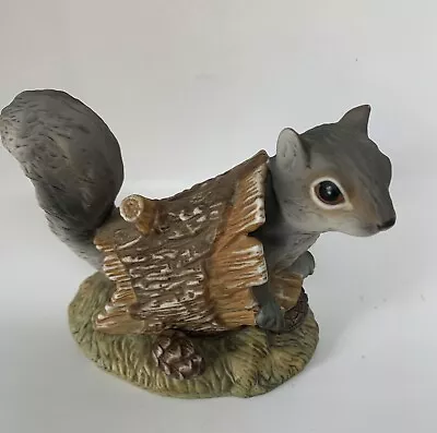 Vintage 1986 Homco Masterpiece Ceramic Squirrel Figurine Signed Murano • $9.99