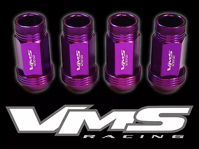 Vms Racing 8pc 48mm Premium Extended Wheel Aluminum Lug Nuts 12x1.5 Purple Pr7 • $19.95