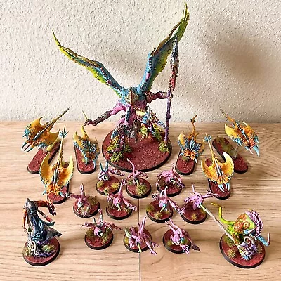 Warhammer Chaos Daemons - Painted Disciples Of Tzeentch Army - BoxedUp (212) • $99.95