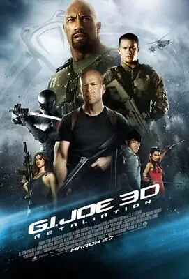 G.I. JOE RETALIATION Great Original 27x40 D/S Movie Poster • $7.95