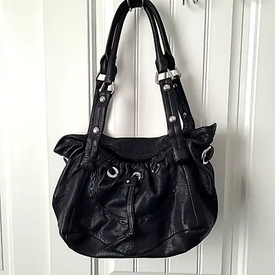 B. Makowsky Women's Satchel/Shoulder Soft Pebbled Leather Lined Handbag • $9.99