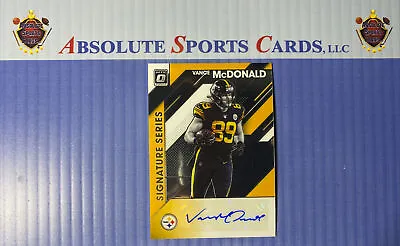 2020 Donruss Optic Signature Series VANCE MCDONALD | Auto | Steelers • $14.99