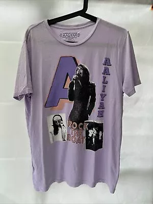 AALIYAH  Official Licensed  Unisex T- Shirt Purple Size Medium • £16.99