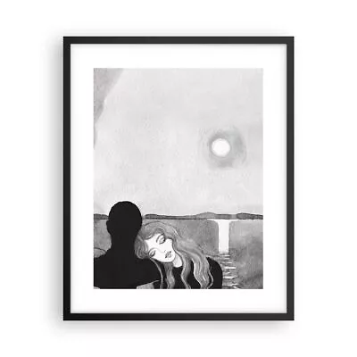 Poster Print 40x50cm Wall Art Picture Couple Lovers Girl Framed Image Artwork • £49.19