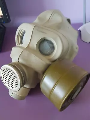 Vintage Bulgarian New Gas Mask PMG + Filter + Bag White Bulgarian Gas Mask • $59