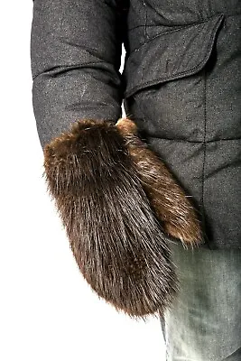 Men's Beaver Fur Mittens • $190