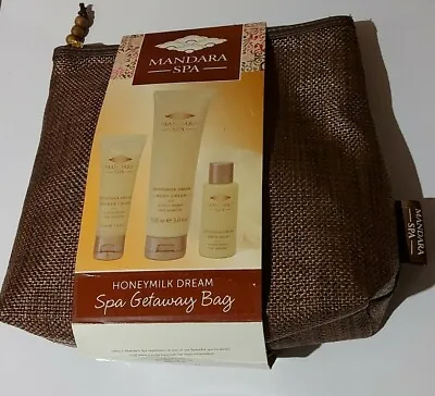 Mandara Spa Honey Milk Dream Spa Getaway Bag Valentine Gift Set • £19.99