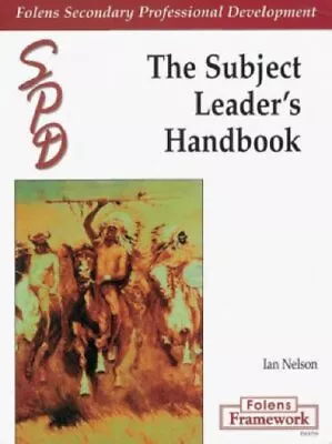 Subject Learner's Handbook Pb (Framework) By Ian Nelson • $66.07