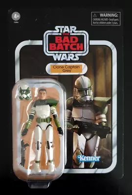 Star Wars The Vintage Collection The Bad Batch Clone Captain Grey Figure VC209 • $39.90