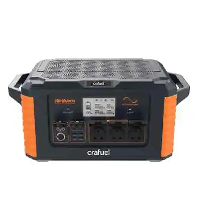 Portable Power Station 600W 1000W 2000W Backup Lithium Battery Solar Generator • £99