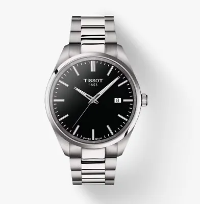 Tissot PR 100 Quartz EOL Black Dial Stainless Steel Men's Watch T1504101105100 • $244.99