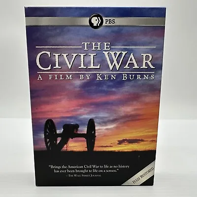 $19.95 • Buy The Civil War 6-disc Dvd Documentary Set, Ken Burns Film, Country Divided, Pbs