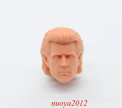 1/12 Mel Gibson Head Sculpt Carving Fit 6  Male Action Figure Doll Soldier Toys • $19.94