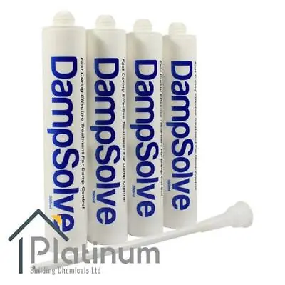 £32.50 • Buy 4 X DAMPSOLVE Damp Proof Injection Cream | DPC Course Rising Damp Treatment