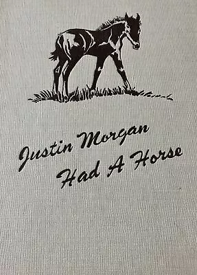 Vtg HC Justin Morgan Had A Horse By Marguerite Henry Ill. Wesley Dennis 1948 • $12.50