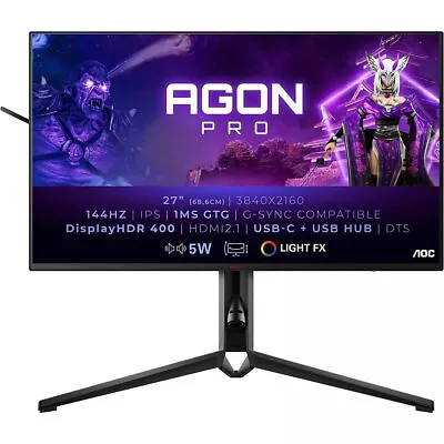 AOC 27  UHD Gaming Monitor • $813.32