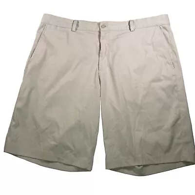 Nike Mens Beige Golf Dri Fit Tour Performance Slash Pocket Chino Shorts Size 38 • $21.99