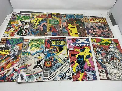 Marvel Comics Books Assorted A Lot Of 10 With Boards And Sleeves Free Shipping! • £19.76