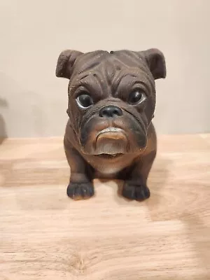 Vintage Mack Truck Bulldog Hard Plastic Dog Piggy Bank. 1970's *Read All* Trucki • $160.18