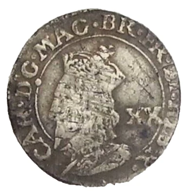 £54.99 • Buy 1637-42 Charles I  Scottish Hammered 20 Pence 3rd Coinage Type III Spink 5588A.