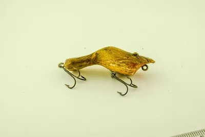 Vintage Paw Paw Croaker Frog Skin Minnow Antique Fishing Lure RS10 • $56