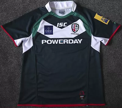 London Irish Rugby/ ISC - 2013-14 Home Shirt - 2XL/ XXL  • £20