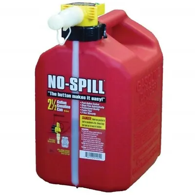 No-Spill 1405 2-1/2-Gallon Poly Gas Can (CARB Compliant) • $27.99