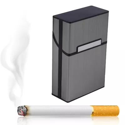 Aluminum Pocket Cigarette Box Case Cigarette Cigar Protective Cover Hard Storage • $10.95
